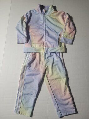 Adida rainbow pastel tracksuit